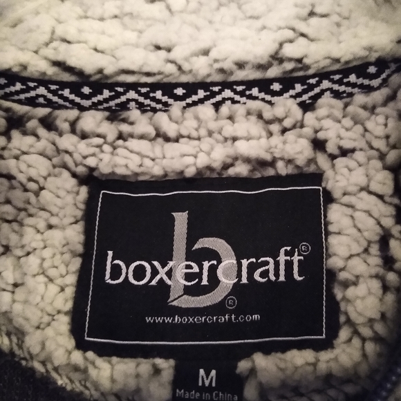 Sherpa Half Zip Pull over sweat shirt pre owned - Picture 5 of 5